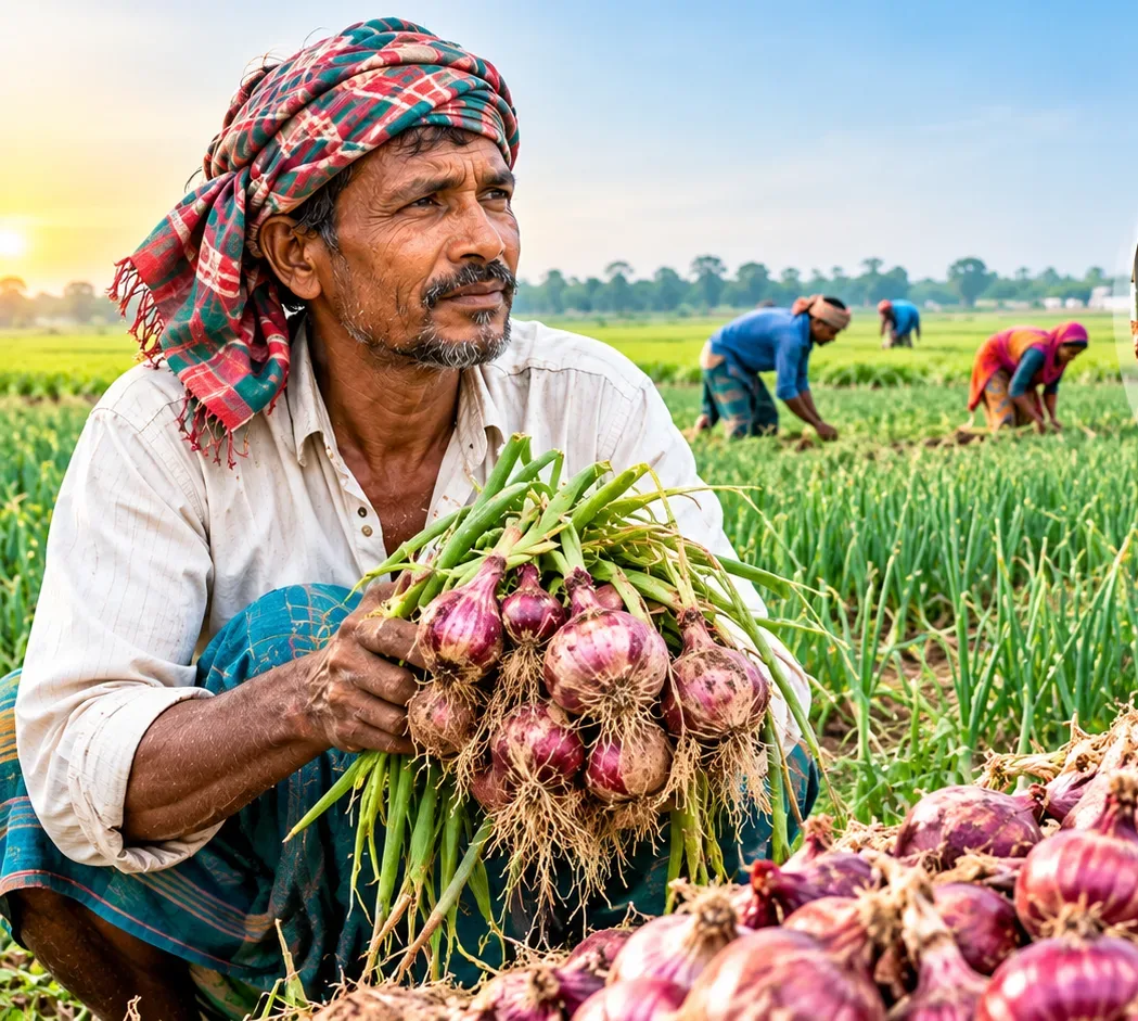 পেঁয়াজ সংরক্ষণে উদ্যোগ জামালপুরে, ন্যায্যমূল্য নিশ্চিতের দাবি কৃষকের