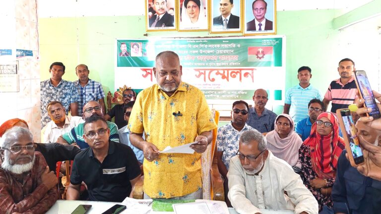 বকশীগ‌ঞ্জে আব্দুর রউফ তালুকদারের সংবাদ স‌ম্মেলন